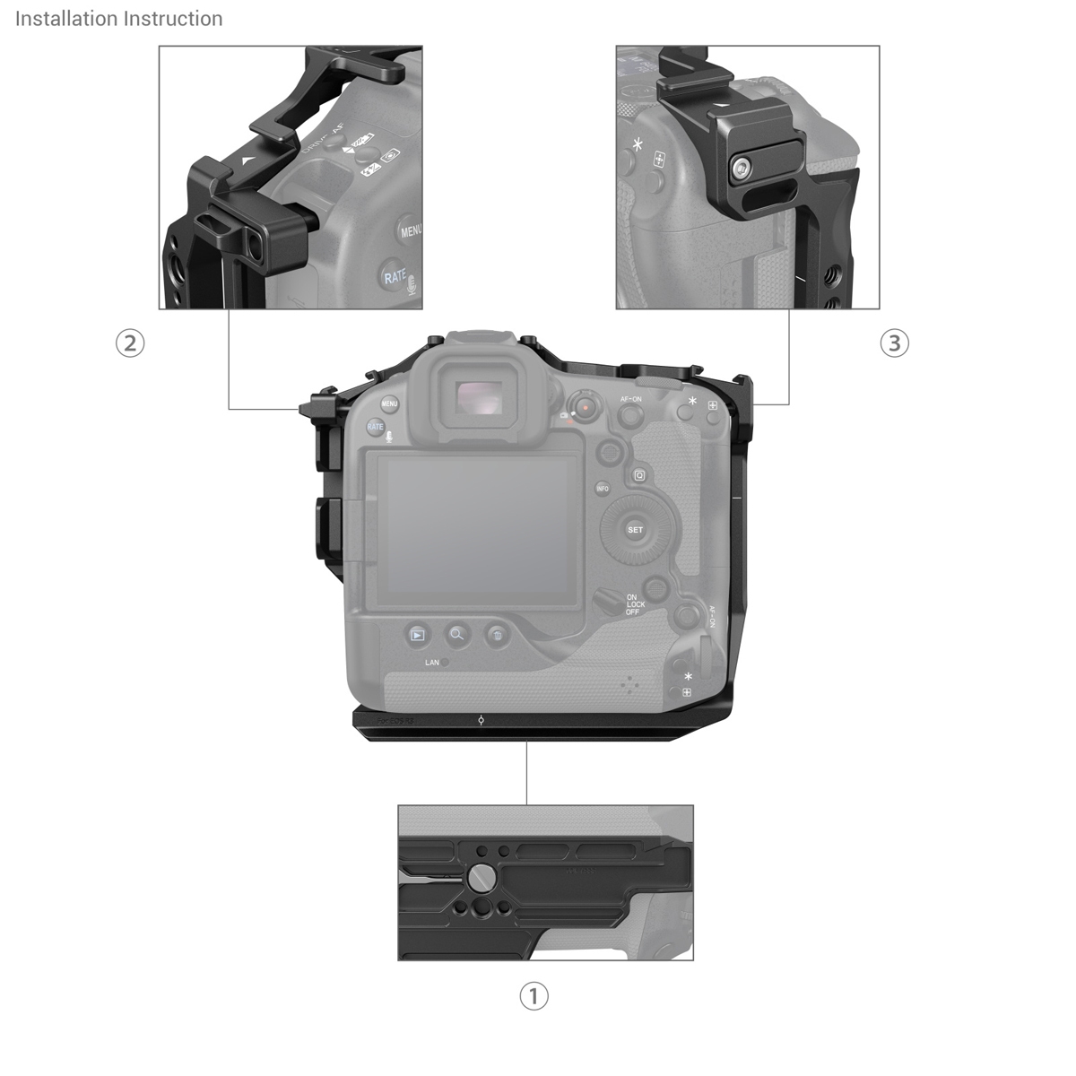 SmallRig 3884 Cage für Canon EOS R3