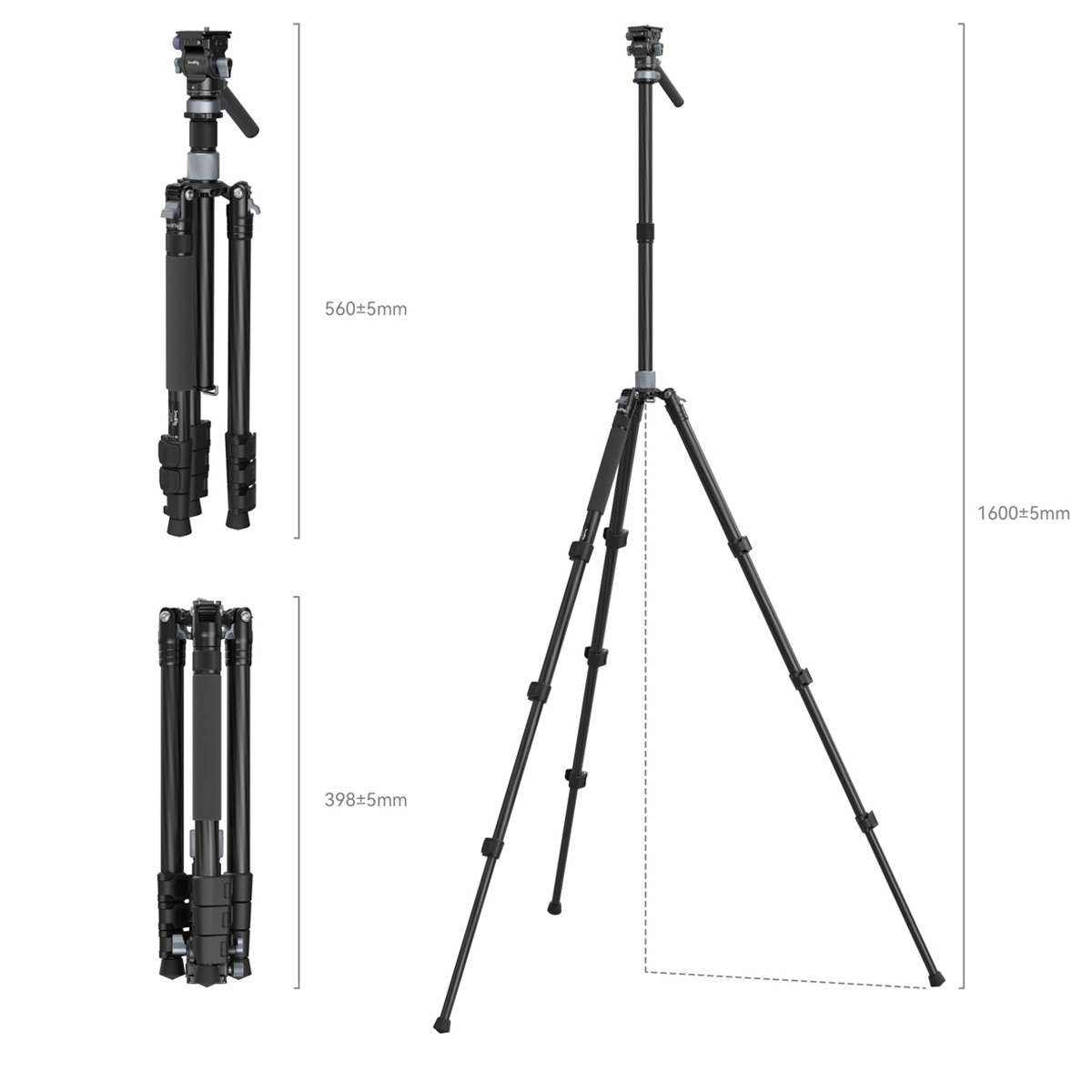 Smallrig 4221 Reise Videostativ-Kit