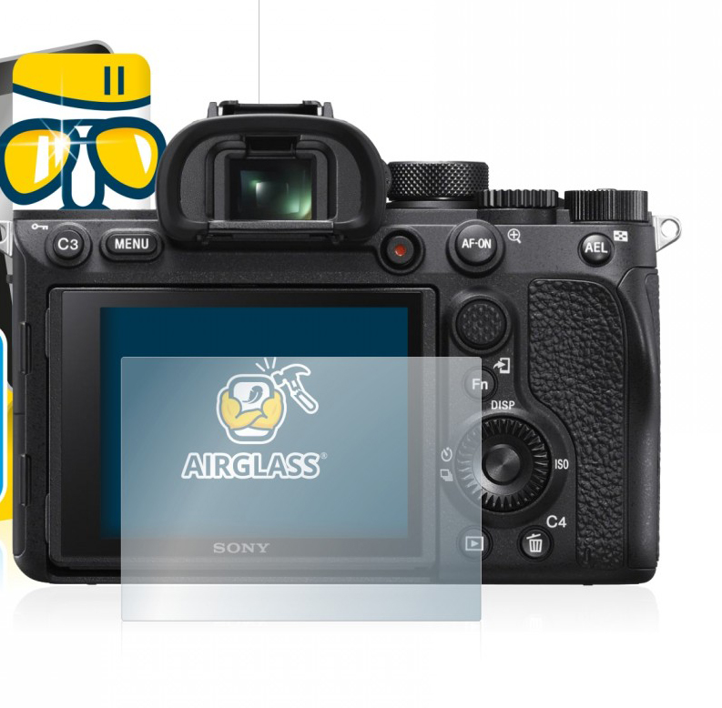 BROTECT AirGlass Panzerglasfolie für Sony Alpha 7R IV u. Alpha 7C