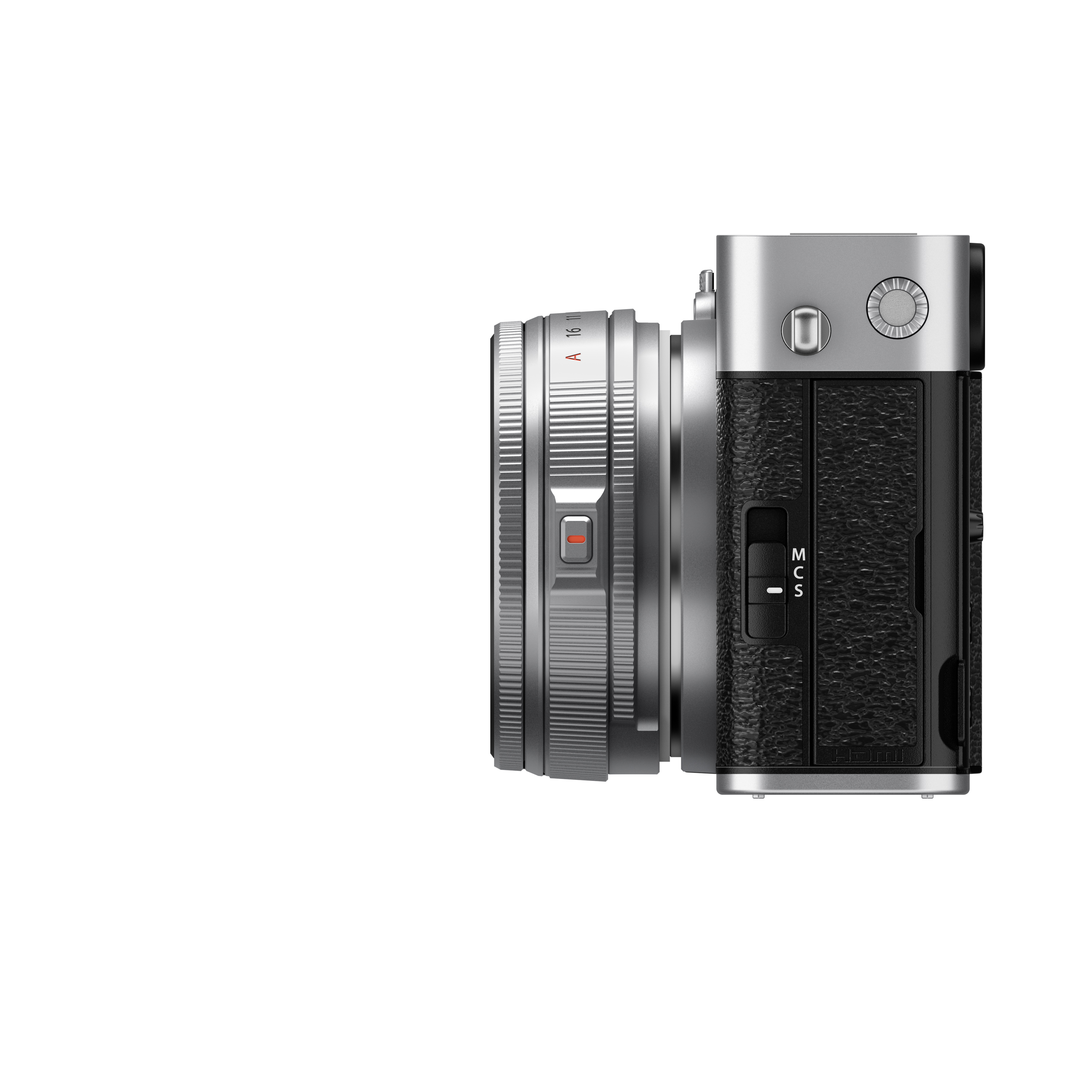 Fujifilm X-E5 silber + XF23mm 2.8 R WR