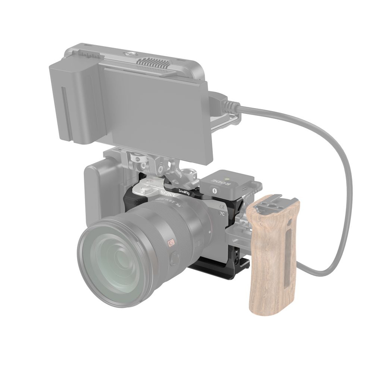 SmallRig 3212B Cage für Sony A7C Kamera mit Seitengriff