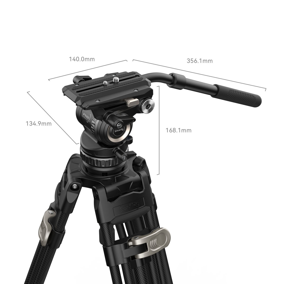 SmallRig 4465 FreeBlazer Counterbalance Carbon Fiber Video Tripod Kit AD-Pro8