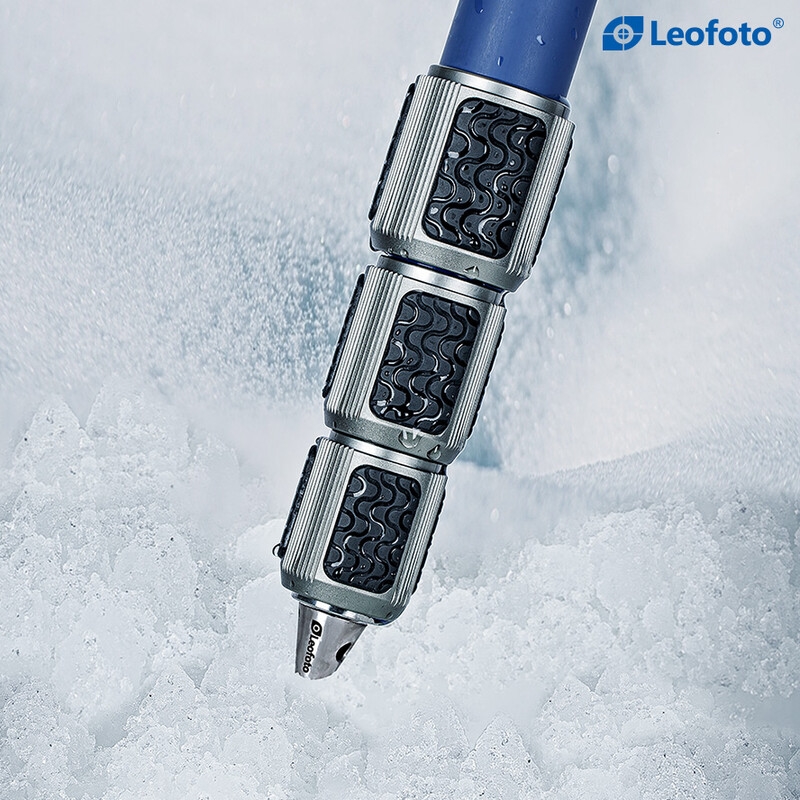 Leofoto Carbon-Dreibeinstativ LP-324C Poseidon + Ballhead LH-40 (Blau)