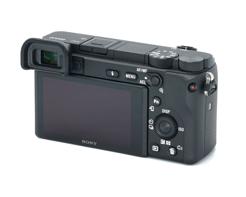Spiegelreflexkamera, Digicam, Sony (Marke nicht sichtbar), LCD-Bildschirm, EVF-Augenblicksensor