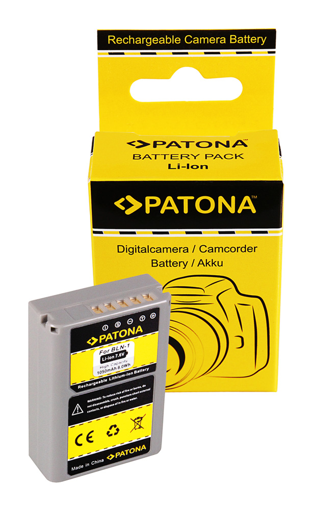 PATONA Hochleistungs LithIonen-Akku wie Olympus BLN-1 PATONA Hochleistungs LithIonen-Akku wie Olympus BLN-1
