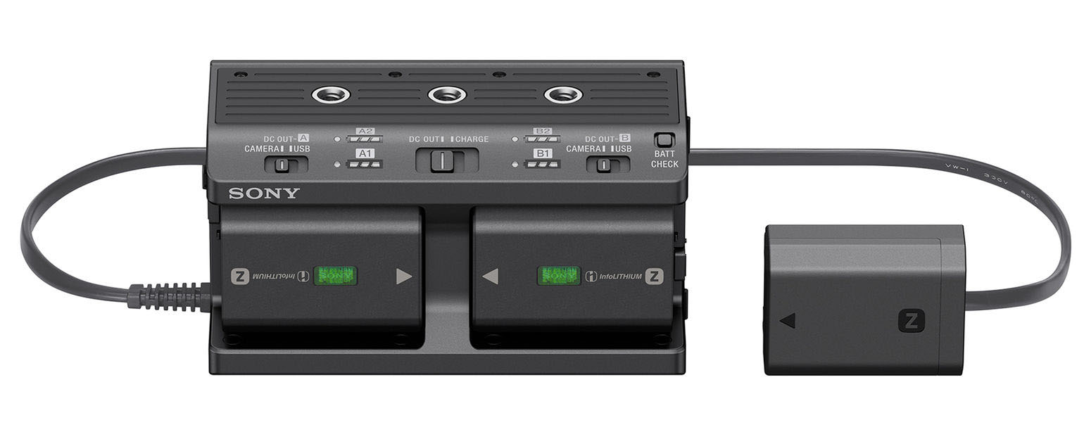 Sony NPA-MQZ1K Mehrfachbatterie-Adapterset inkl. 2x NP-FZ100 Akkus