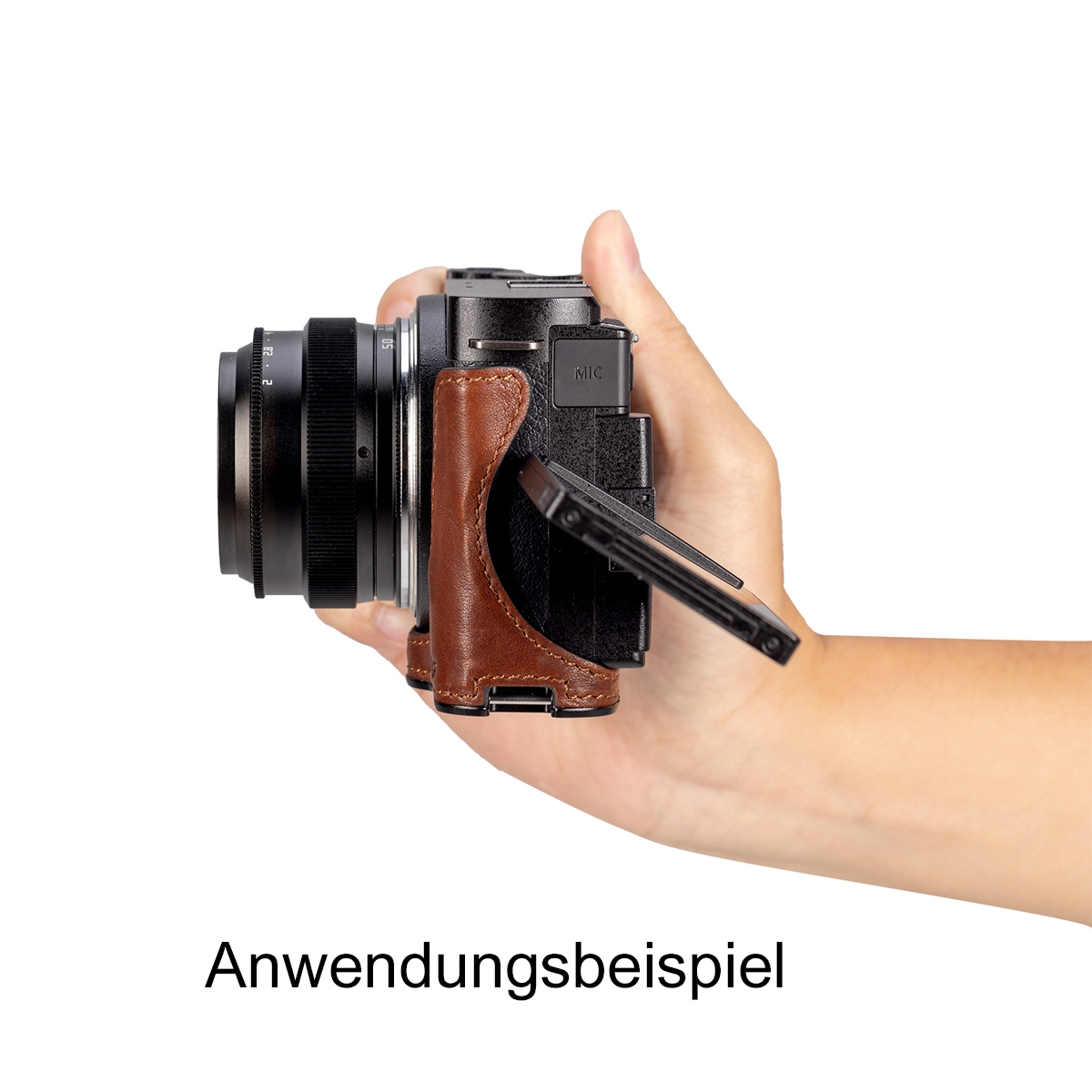 SmallRig 4703 Halbledertasche für Panasonic Lumix S9