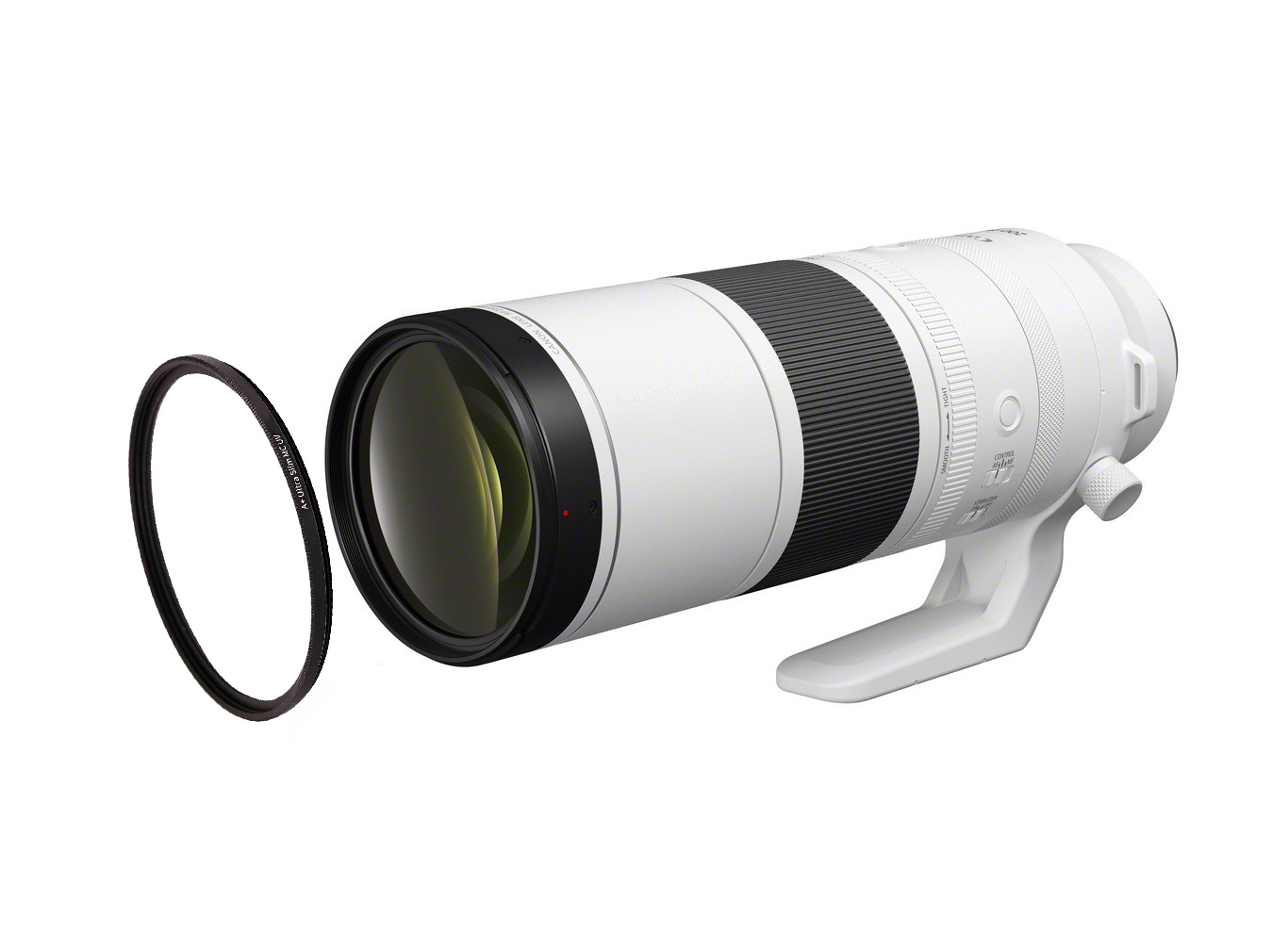 kameraobjektiv, Teleobjektiv, weiß, Filter-Ring, Stativfuß
