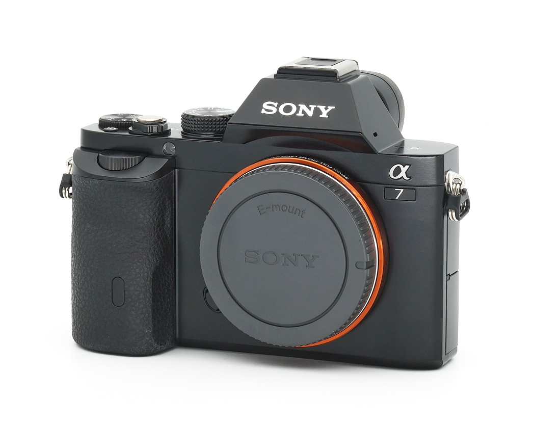 Spiegellose Kamera, Sony-Äquivalent, Wechselobjektiv, schwarze Kamera, kompakte Bauweise