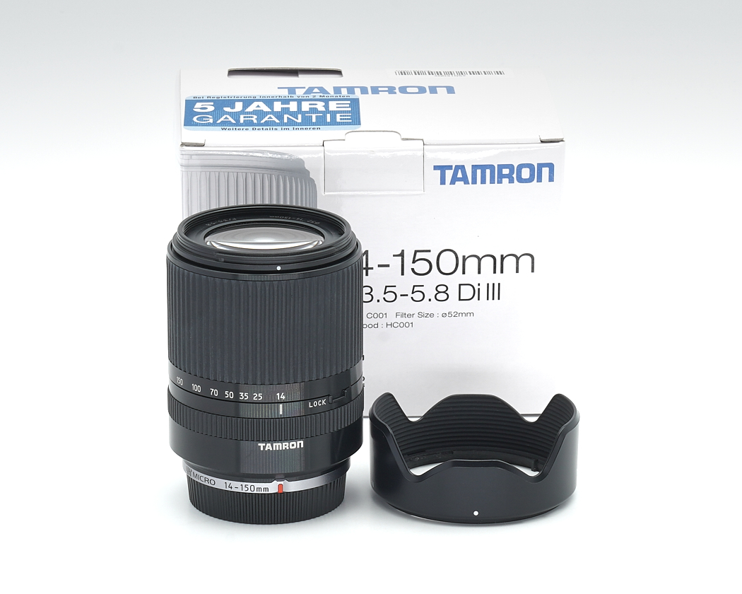 Tamron 14-150mm 3.5-5.8 Di III schwarz für MFT wie neu #X40743**