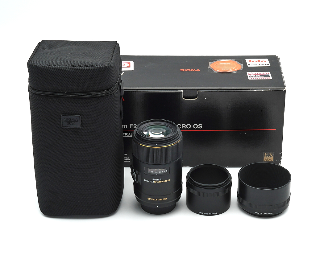 Sigma EX 105mm 2.8 DG Macro HSM OS Nikon F Topzustand #48417**