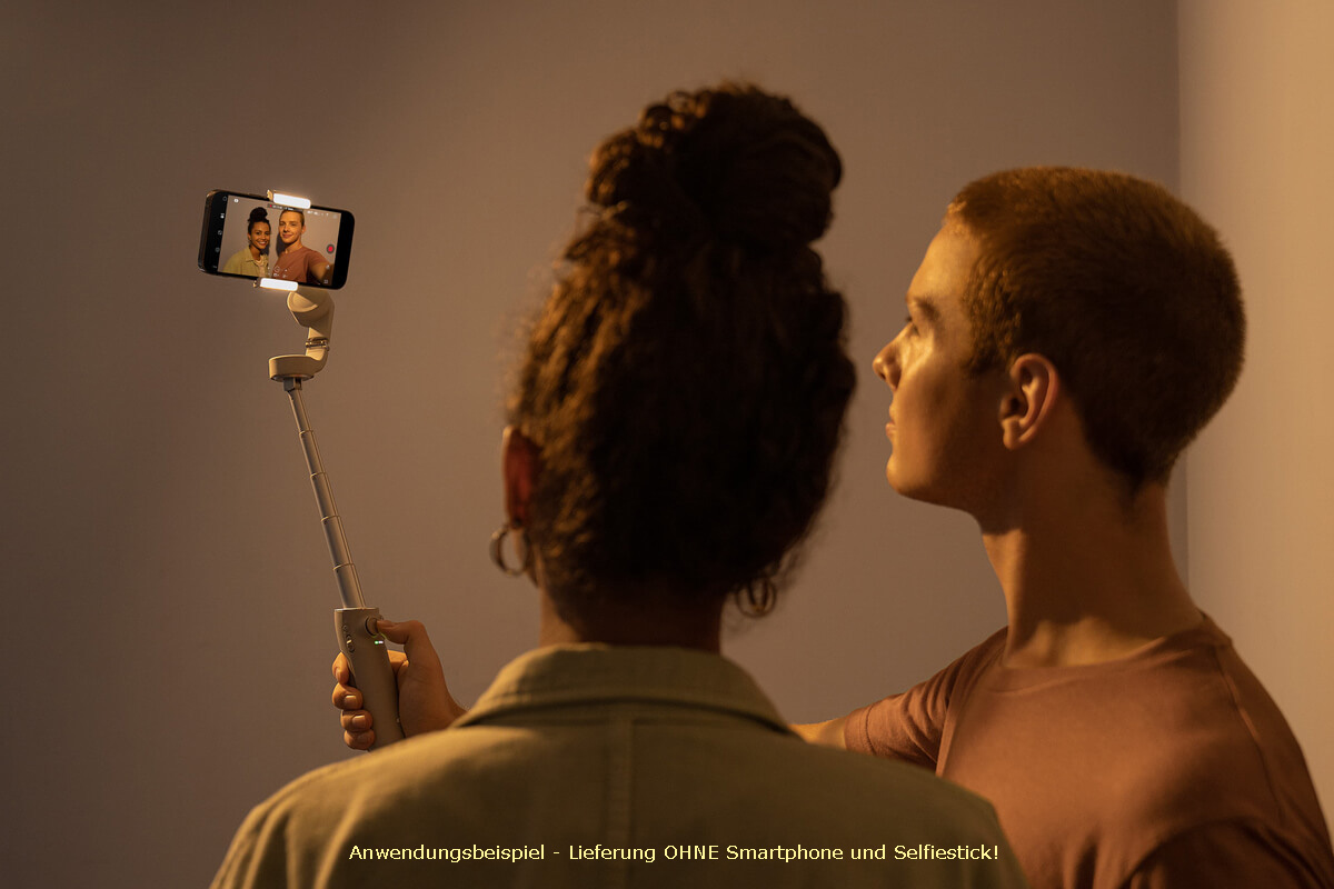 DJI OM Handyklemme (mit integriertem Zusatzlicht)