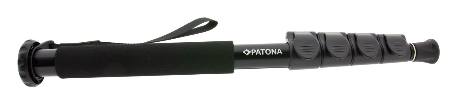PATONA Premium Teleskop Monopod-Stativ GEZI MONO ONE bis 155cm Länge inkl. Tasche