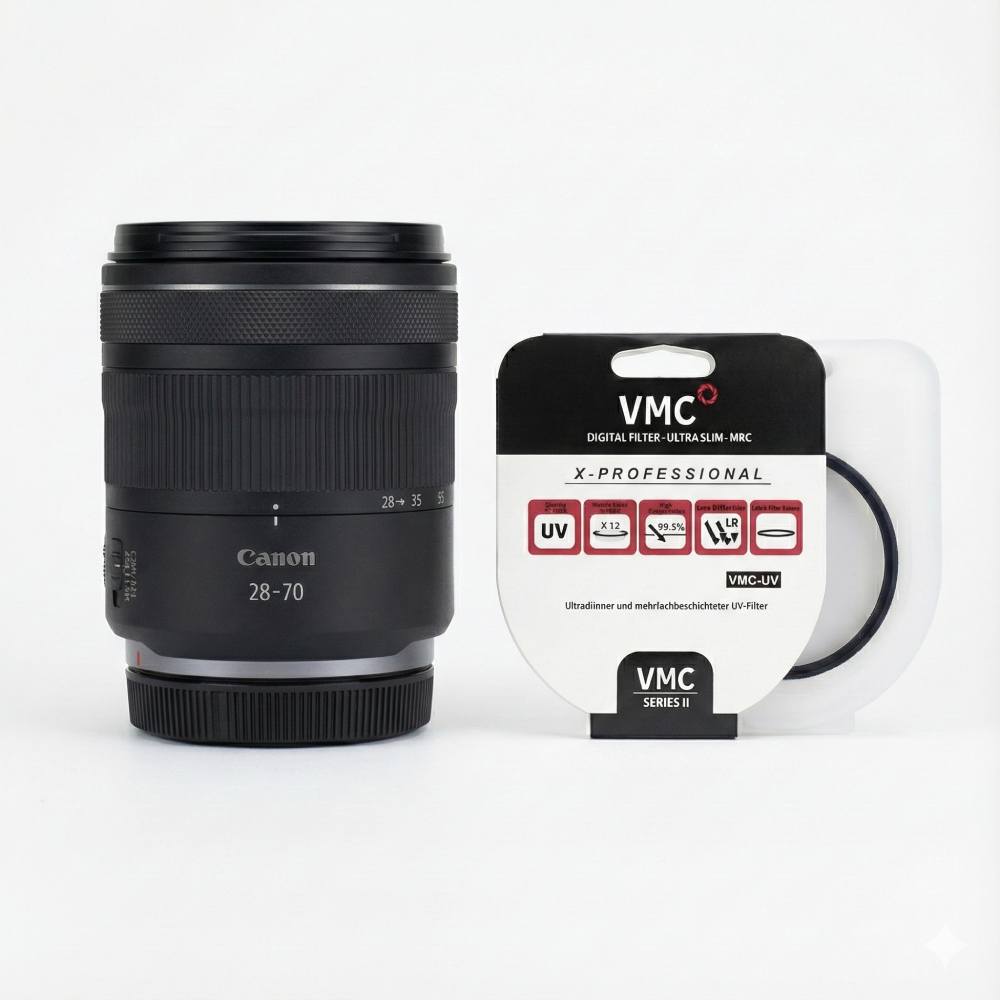 Canon RF 28-70mm 2.8 IS STM mit UV Filter VMC 67mm SLIM
