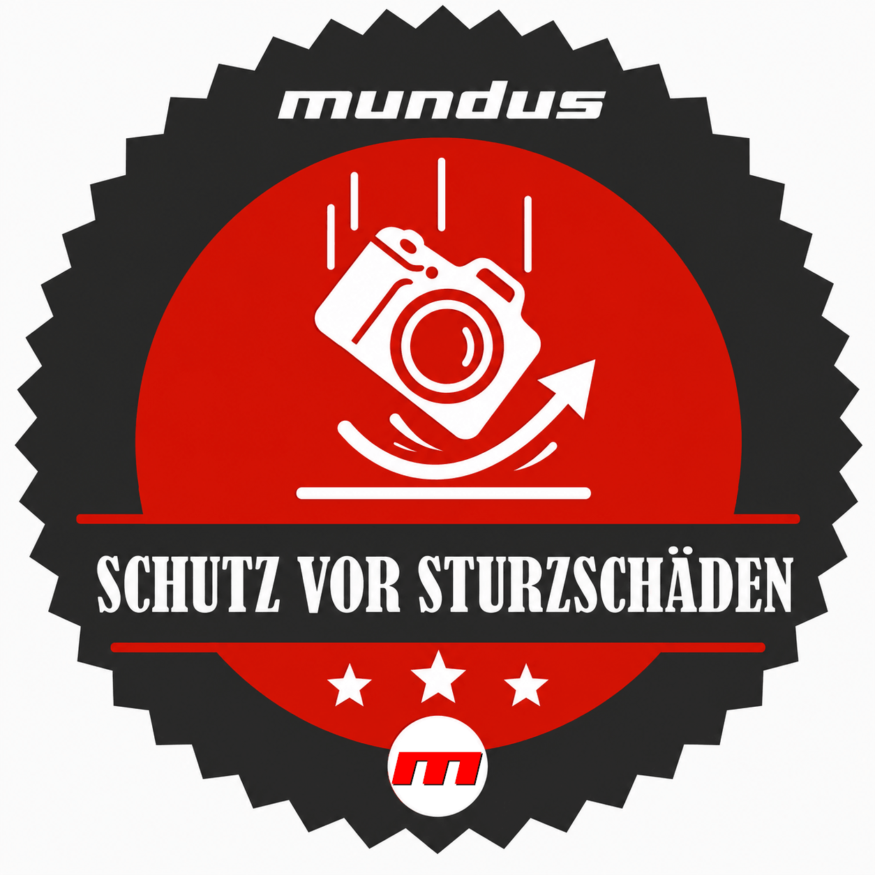 Kamera, Schutzaufkleber, Sturzschutz, Sicherheitsabzeichen, Scheibenabzeichen