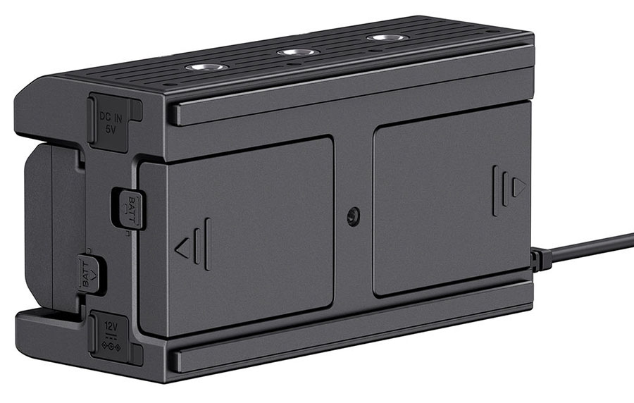 Batterie, Kamera-Batterie, Dualer Akku, Ladeanschluss, DC IN 5V