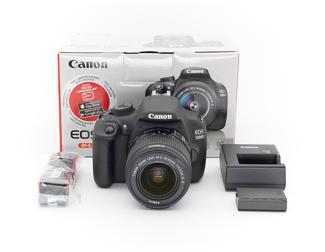 Canon EOS 1200D + Zoom 18-55mm 3.5-5.6 IS II MESSEWARE Canon-Fachhändler #40039*