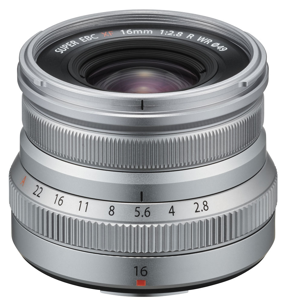 Fujifilm Fujinon XF16mm 2.8 R WR silber