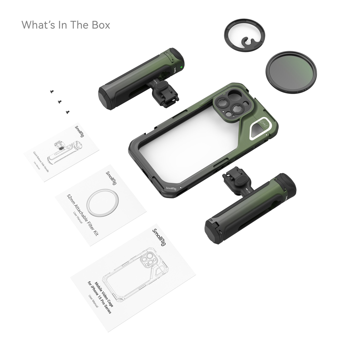 SmallRig 4407 Mobile Videokit for iPhone 15 Pro, Max Brandon Li Co-Design Edition