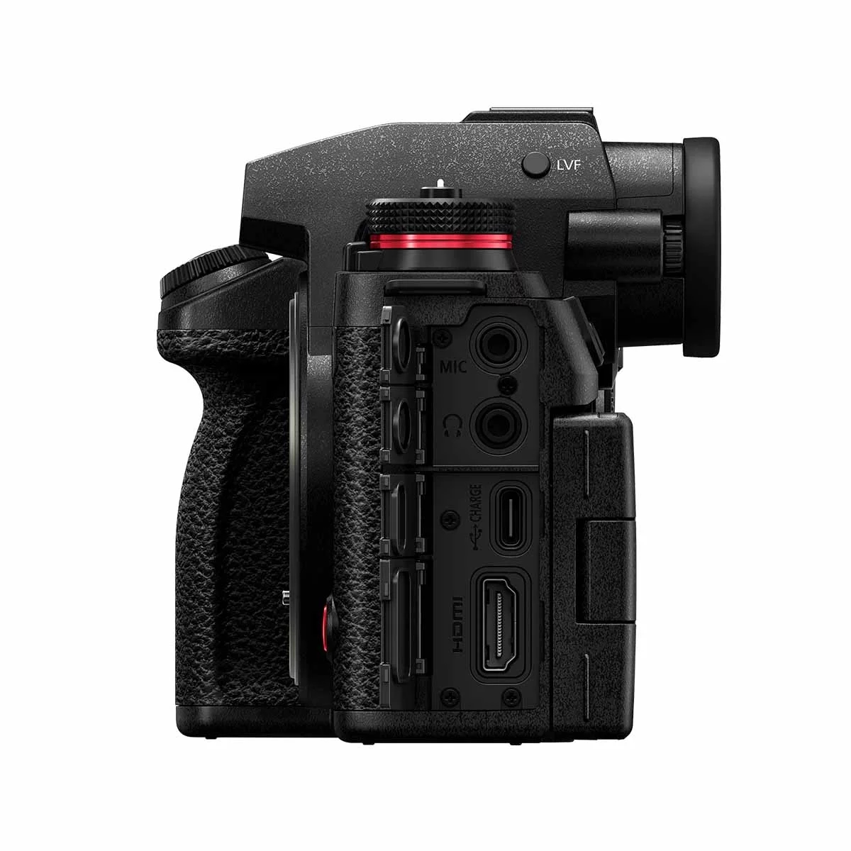 Kamera, DSLR, Seitliche Anschlüsse, Mikrofon, HDMI