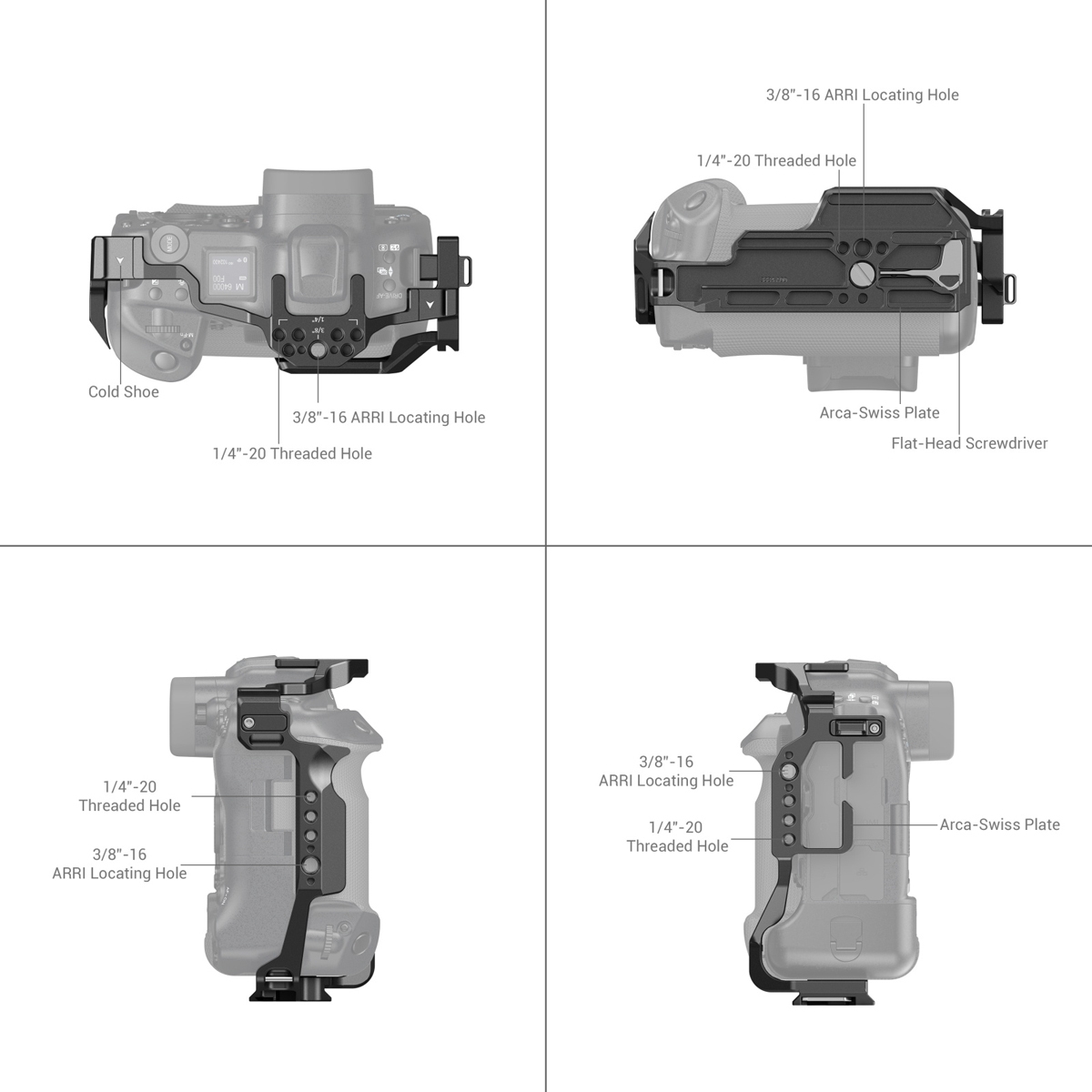SmallRig 3884 Cage für Canon EOS R3