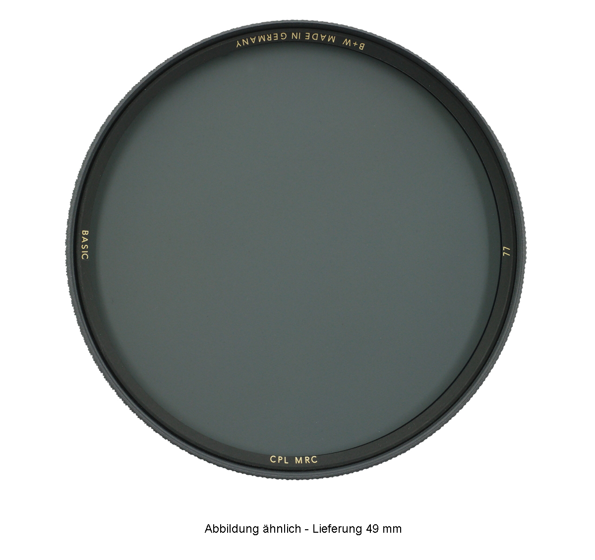B+W BASIC Zirkular Polfilter MRC 49mm