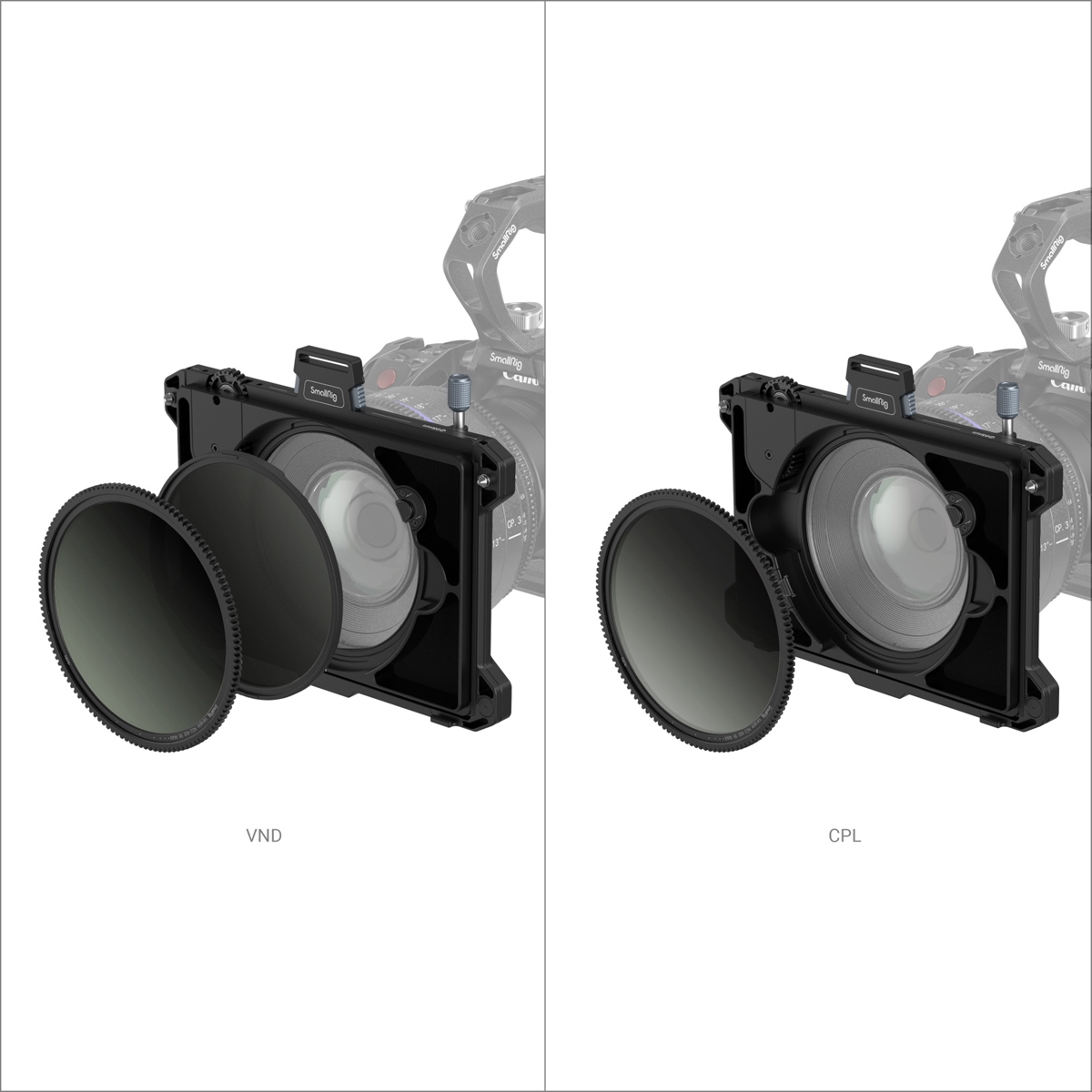 SmallRig 3645 modulare Matte Box (multifunktional, Ø 95 mm) VND Kit