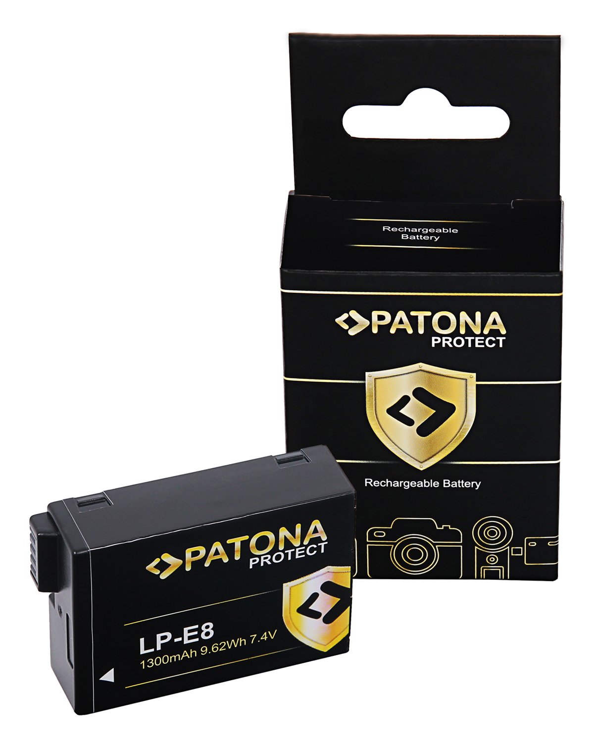 PATONA Protect Akku wie Canon LP-E8