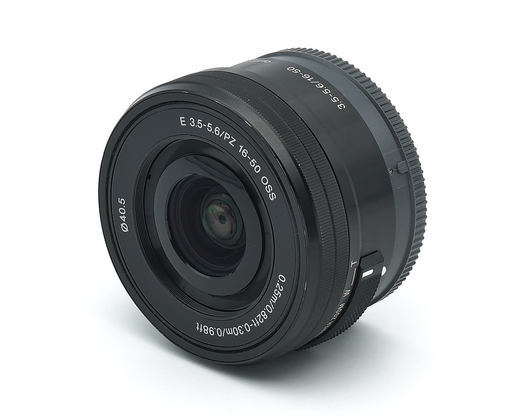 objektiv, wechsellinse, e-mount, 50mm, makro?