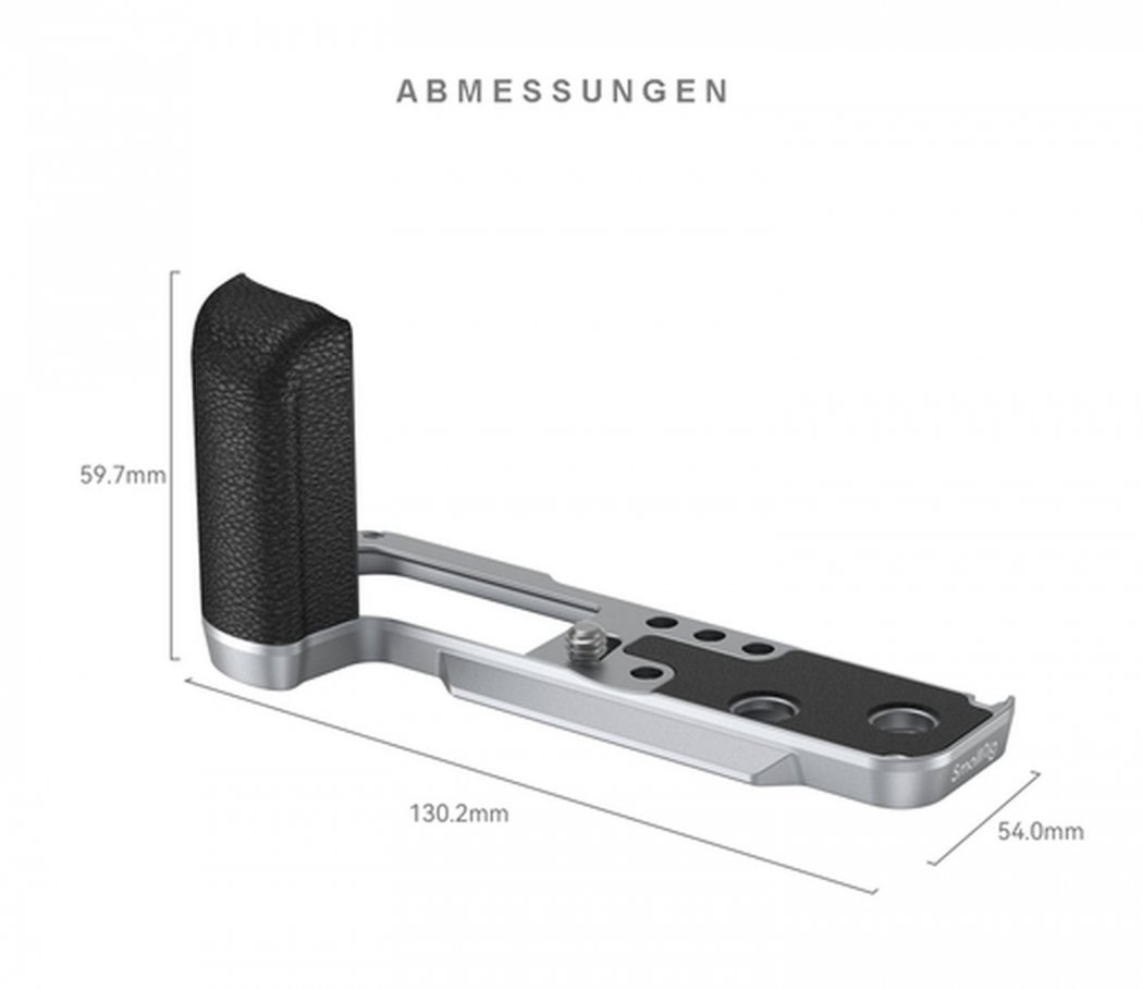 SmallRig 4555 L-Shape Griff silber für Fujifilm X100VI/V