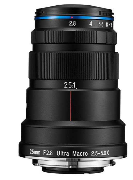 Laowa 25mm 2.8 2.5-5X Ultra-Macro für Sony E-Mount