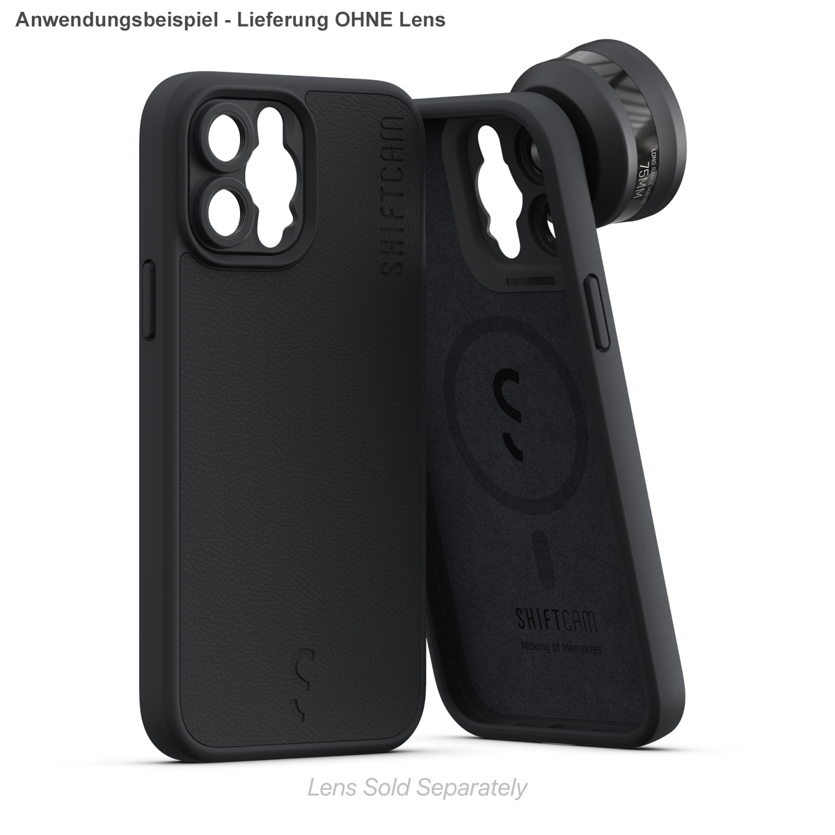 Shiftcam Smartphone Hülle für iPhone 13 mit In-Case-Objektivhalterung