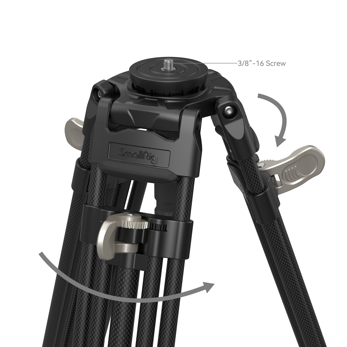 SmallRig 4167 FreeBlazer Heavy-Duty Stativ aus Carbon