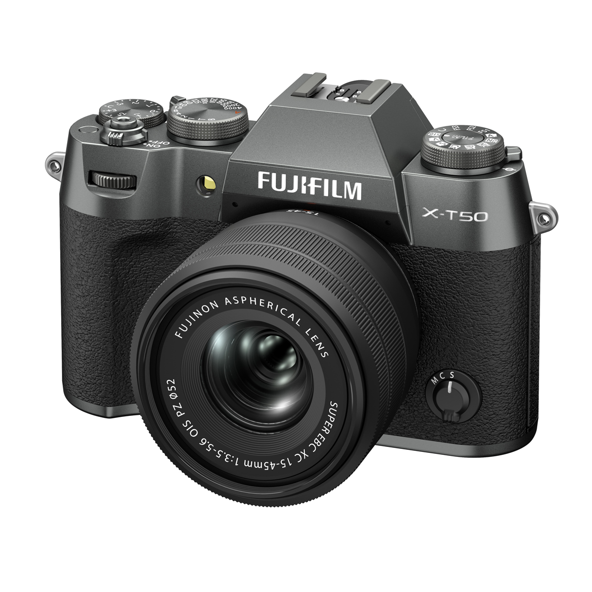 Fujifilm X-T50 charcoal silber + XC15-45mm 3-5-5.6 OIS PZ