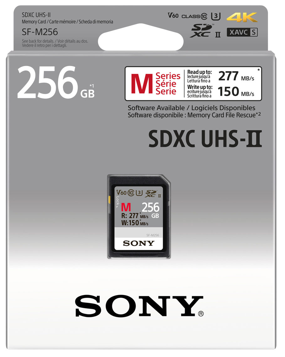 Sony SDXC-Karte 256GB M-Type UHS-II U3 277MB/s