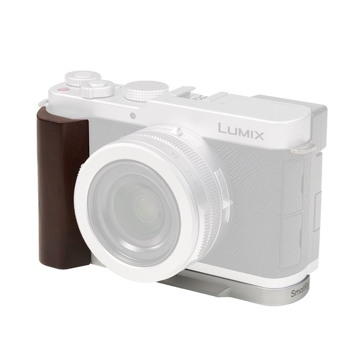 SmallRig 5943 L-förmiger Holzgriff für Panasonic Lumix L10 silber