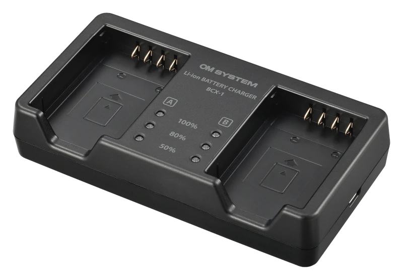 OM SYSTEM BCX-1 Ladegerät für BLX-1