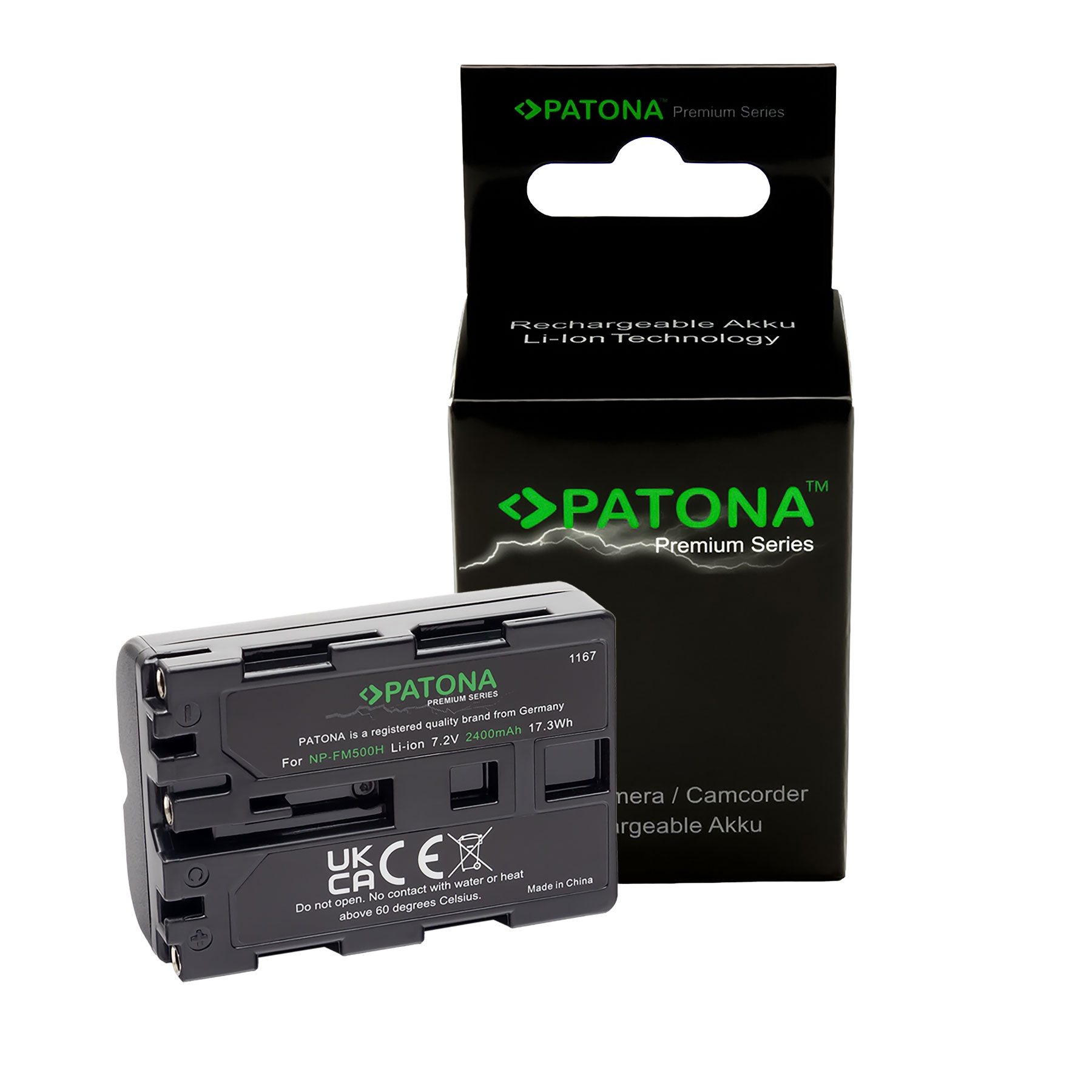 PATONA Premium Akku wie Sony NP-FM500H