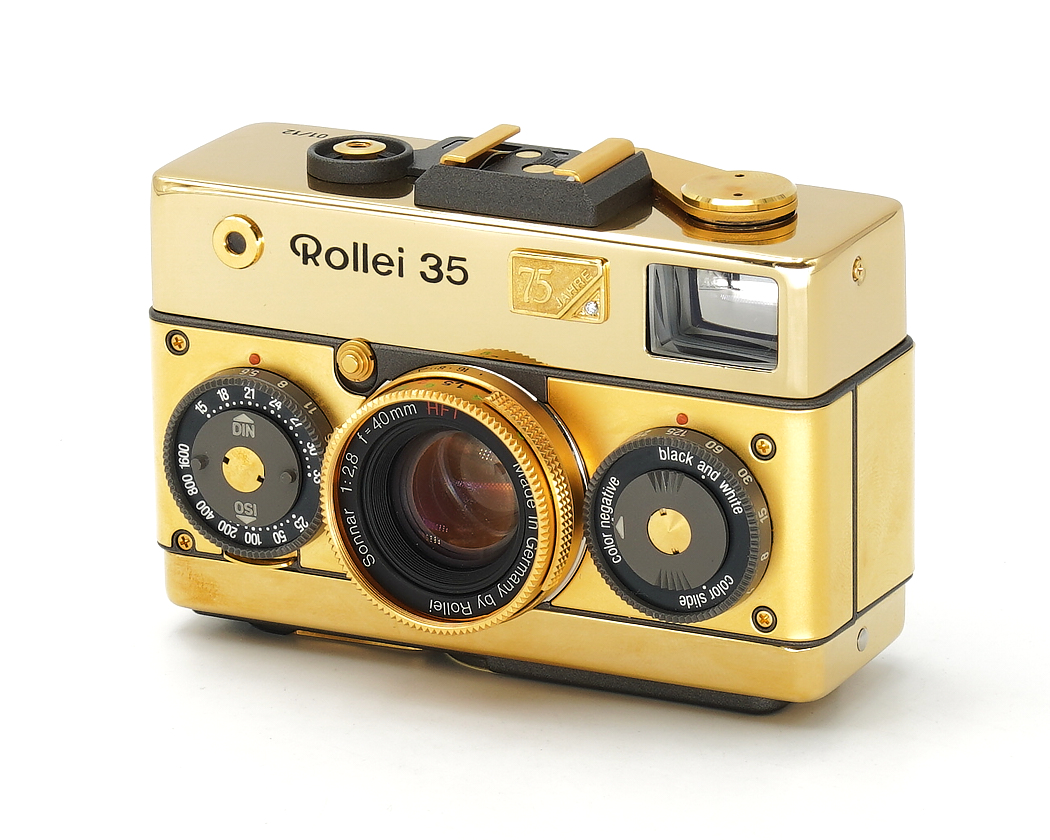 Rollei 35 Gold 75 Jahre Edition Jubiläumsmodell, Sammlerstück NEU  #26591**