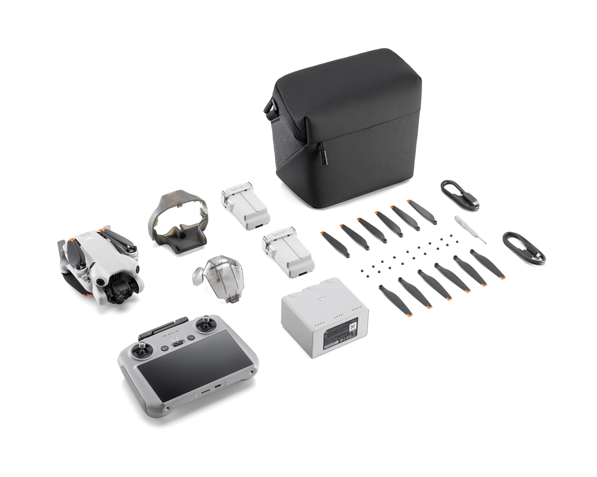 DJI Mini 4 Pro +  RC2 Fly More Combo Quadrokopter + Fernsteuerung m. Display