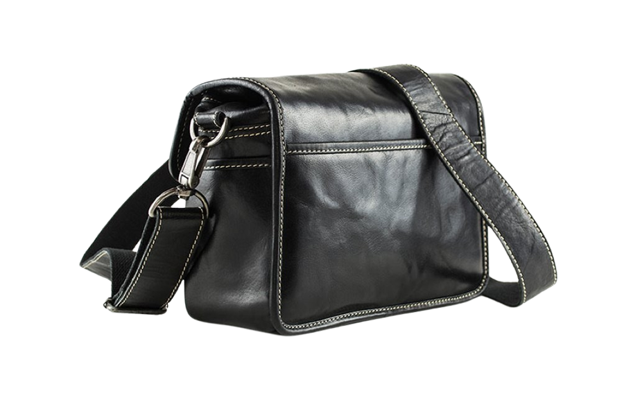 Alpenleder Kameratasche Presse ebony