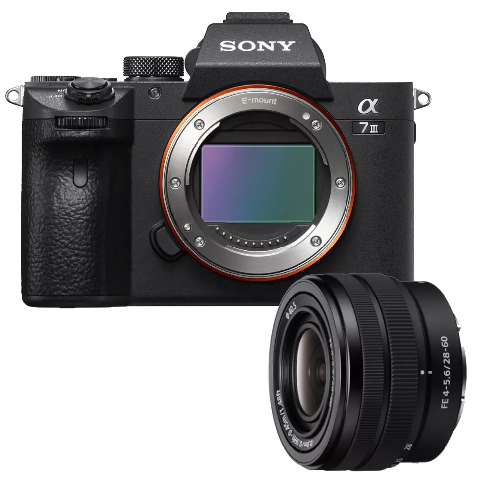 Sony Alpha 7 III + SEL 28-60mm 4.0-5.6 + 2. Akku NP-FZ100