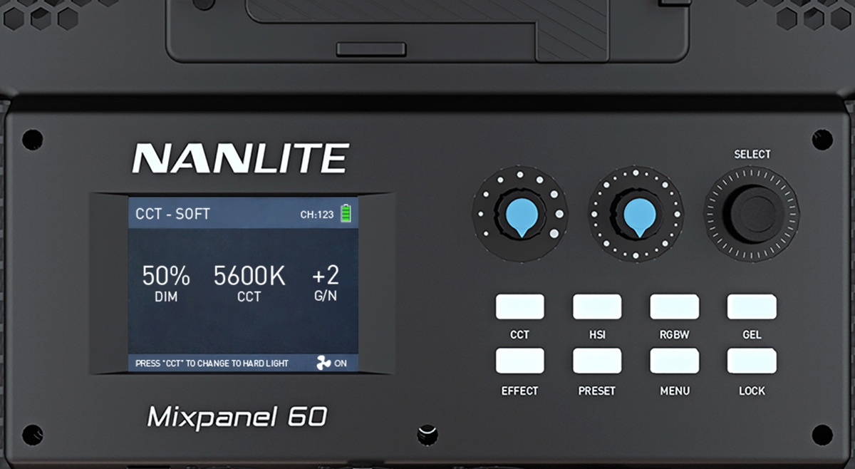 Nanlite MixPanel 60 RGBWW-Multifunktions Flächenleuchte