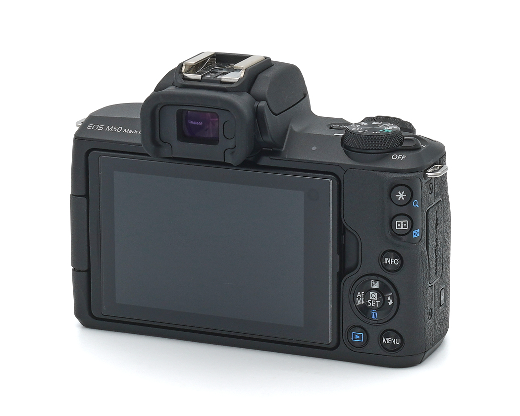  Digitale Kamera, Spiegelreflex?, Canon?, LCD-Bildschirm, Sucher, Schwarz, Griff, Tasten, Wähltaste