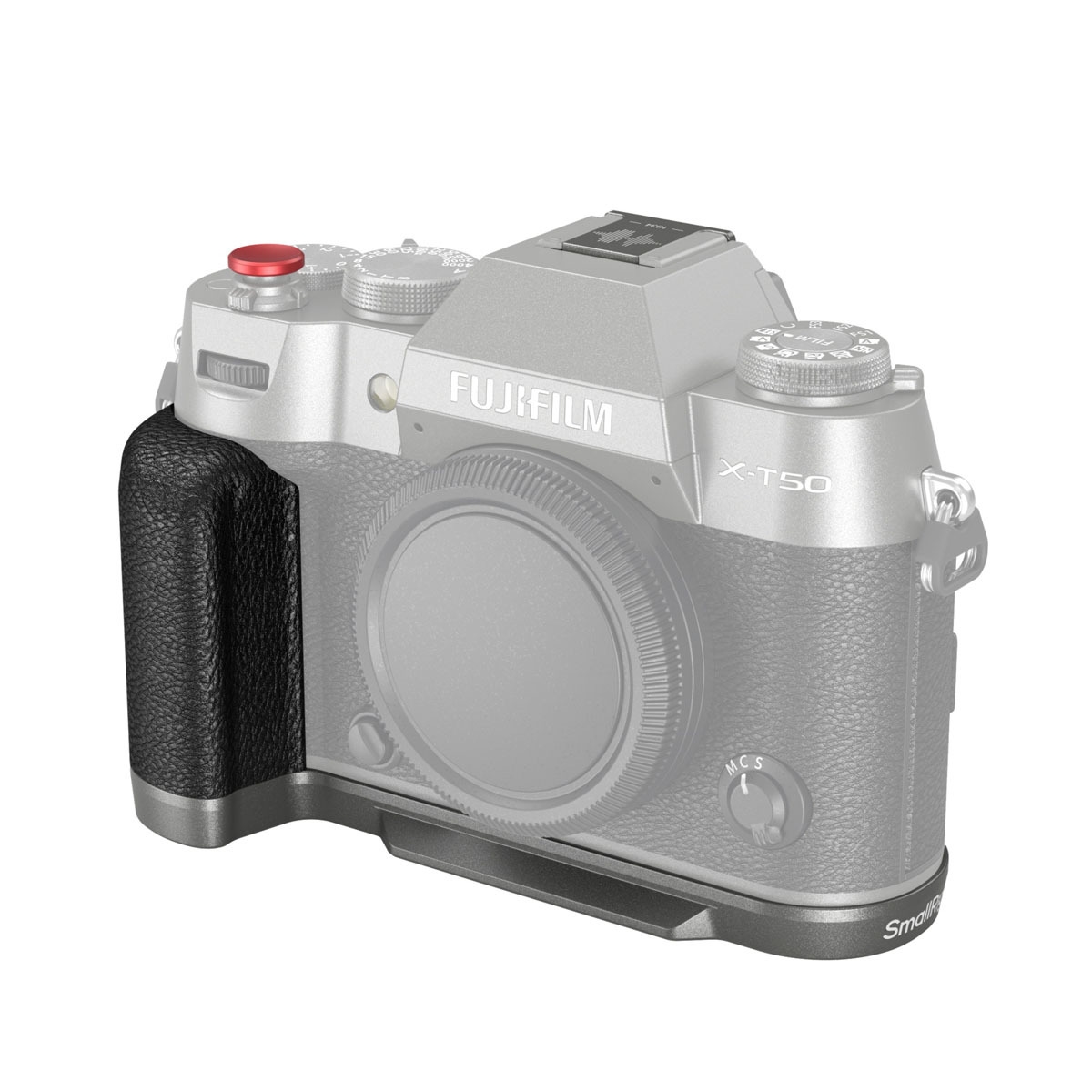 SmallRig 4712 Silicone L-Shape Handle für Fujifilm X-T50 charcoal silver