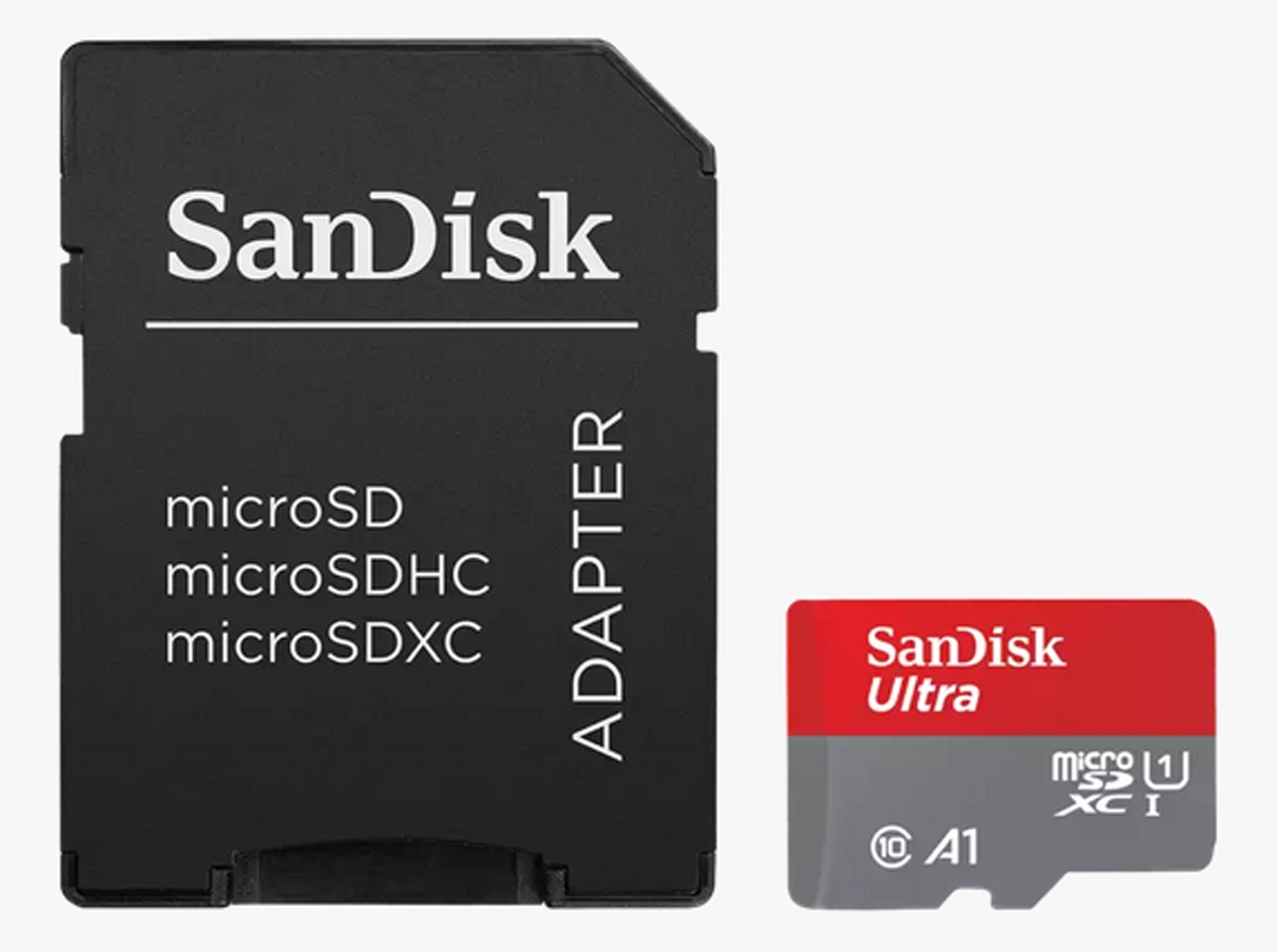 SanDisk 256GB microSDXC-Karte+SD Adapter 150MB/s A1 Class 10 UHS-I, Speicherkarte