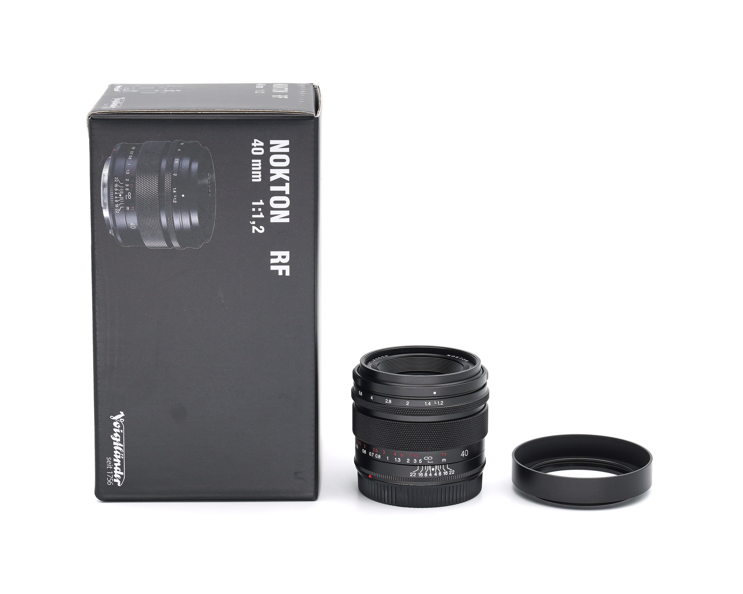 Voigtländer Nokton 40mm 1.2 ASPH. schwarz für Canon RF Ausstellungsstück #**