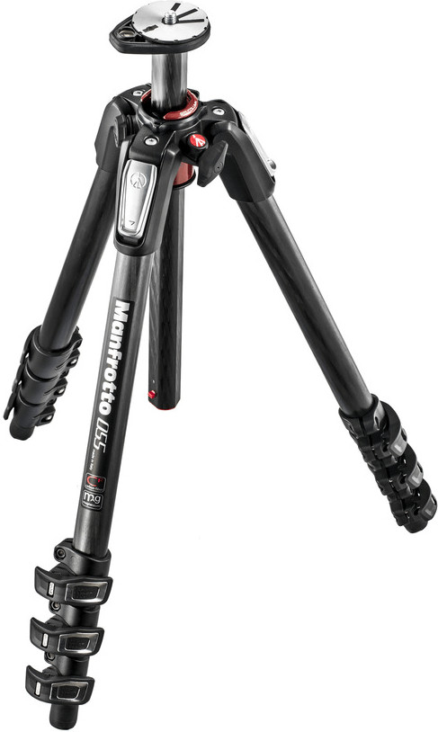 Manfrotto 055 Carbon Stativ QPL 4 Segmente