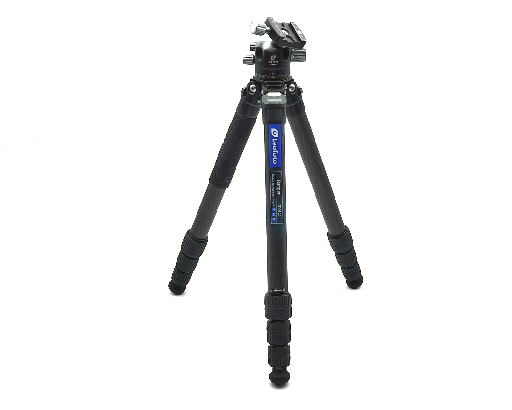 Leofoto Carbon-Dreibeinstativ LS-324C Ranger + Ballhead LH-40 Topzustand #48396*