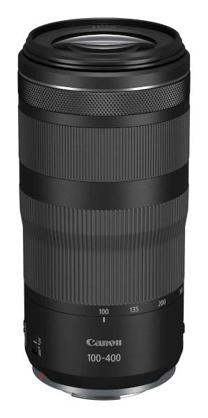 Teleobjektiv, Canon 100-400, Kameraobjektiv, Zoomobjektiv, metallisch-schwarz